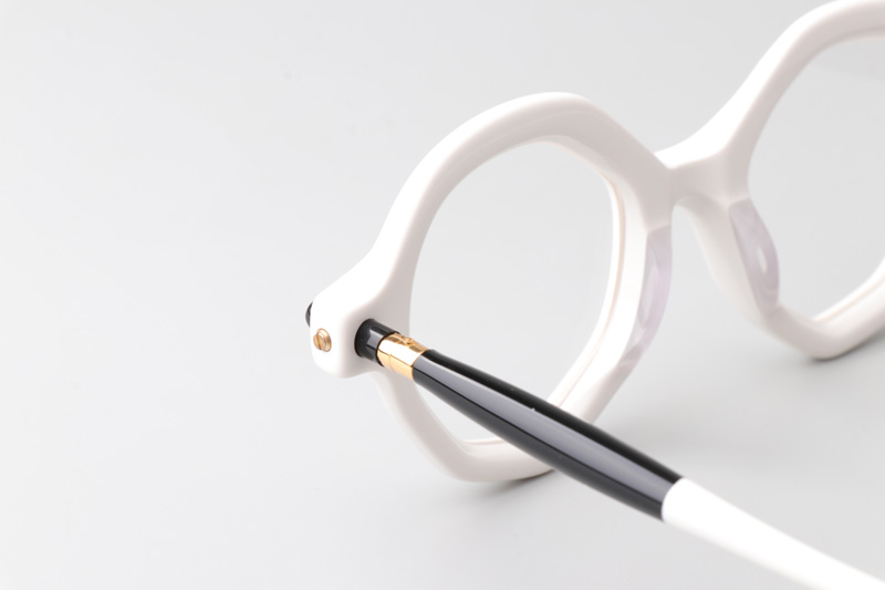 Maske P18 Eyeglasses White