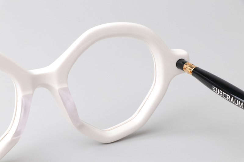 Maske P18 Eyeglasses White
