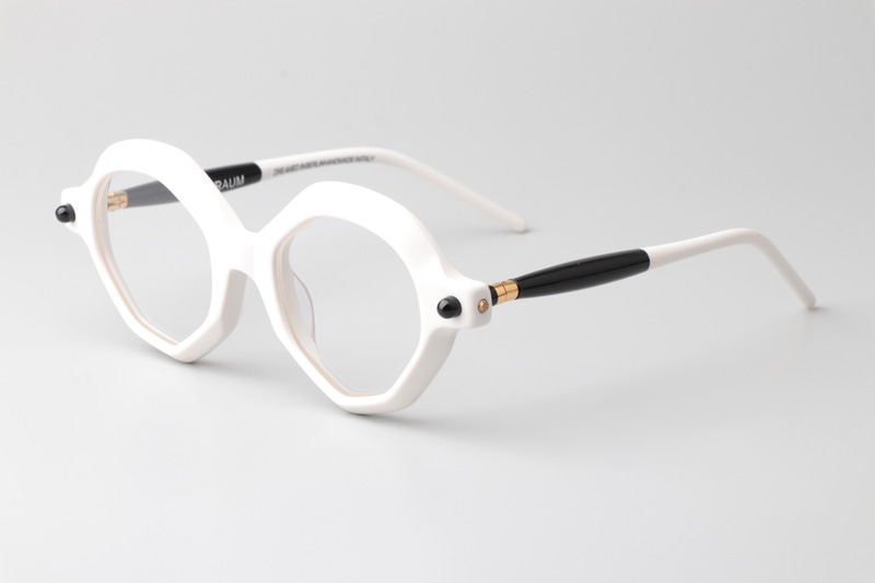 Maske P18 Eyeglasses White