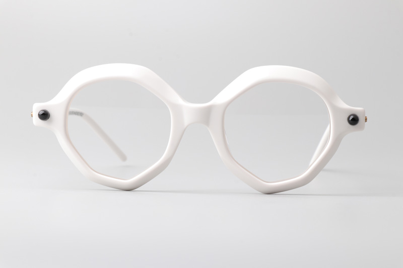 Maske P18 Eyeglasses White