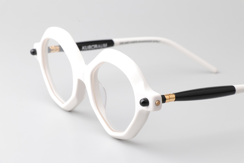 Maske P18 Eyeglasses White