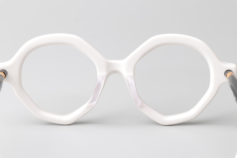 Maske P18 Eyeglasses White