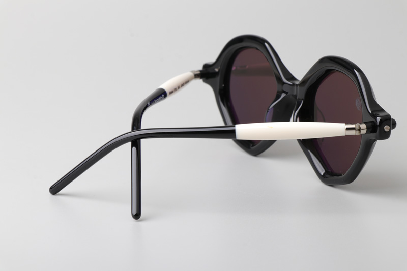 Maske P18 Sunglasses Black White Gray