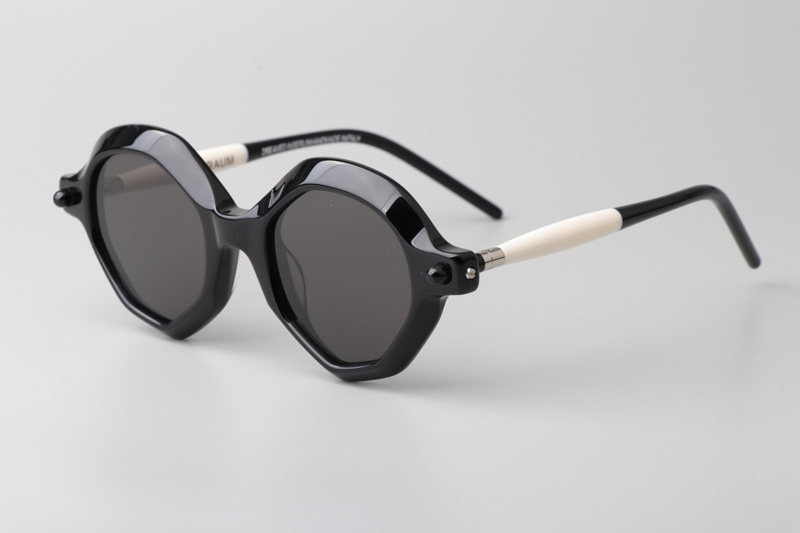 Maske P18 Sunglasses Black White Gray