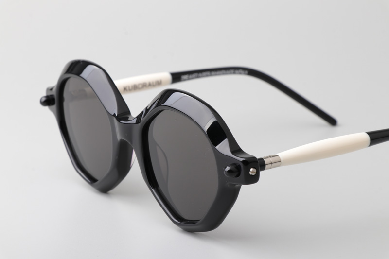 Maske P18 Sunglasses Black White Gray