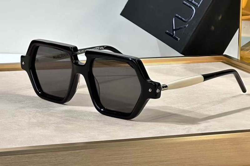 Maske P19 Sunglasses Black White Gray