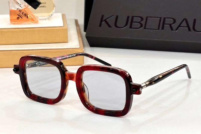 Maske P2 Sunglasses Red Tortoise Gray