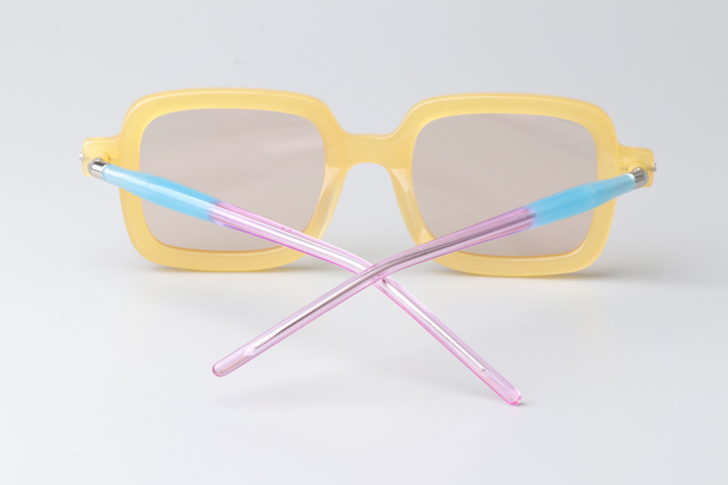 Maske P2 Sunglasses Yellow Light Brown