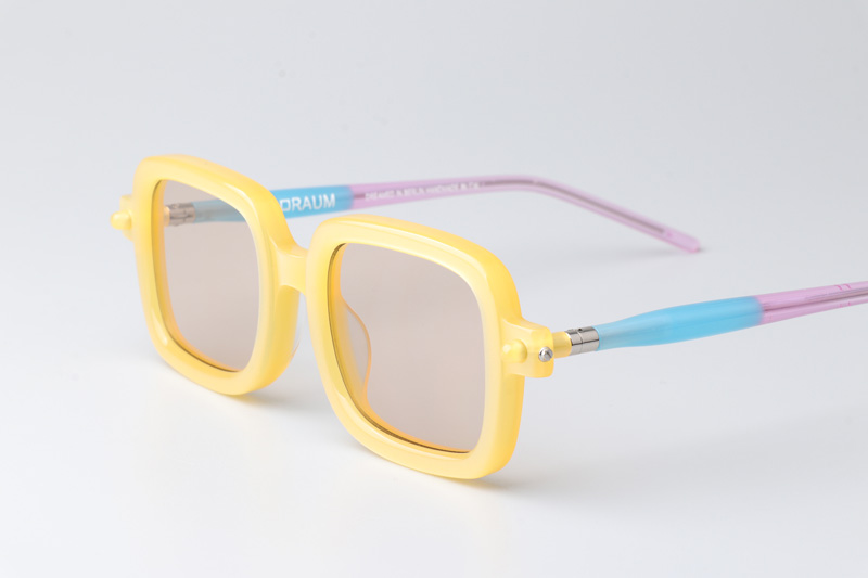 Maske P2 Sunglasses Yellow Light Brown