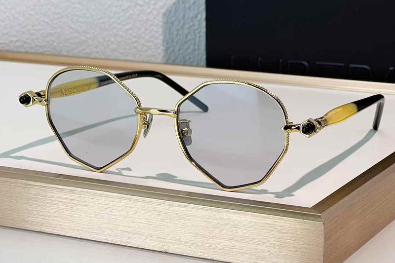 Maske P71 Sunglasses Gold Light Gray