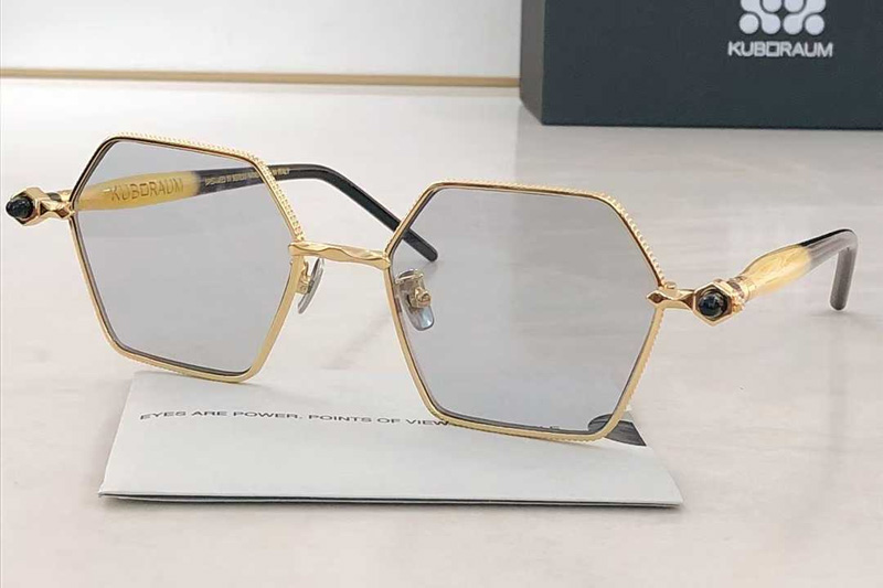 Maske P80 Sunglasses Gold Light Gray
