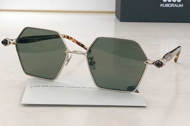 Maske P80 Sunglasses Silver Green