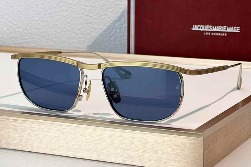 Melville Sunglasses Gold Blue