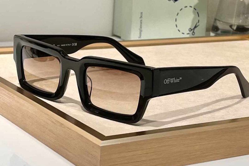 OERI089F Sunglasses Black Gradient Brown