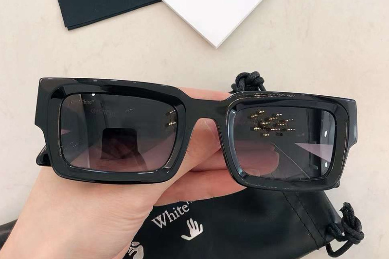 OERI089F Sunglasses Black Gradient Gray