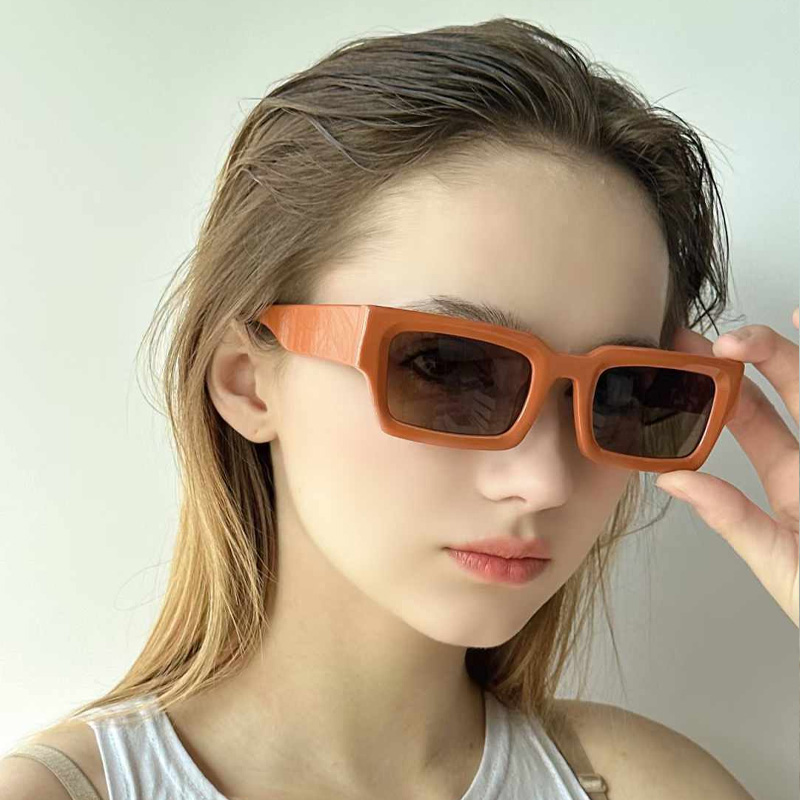 OERI089F Sunglasses Orange Gradient Brown