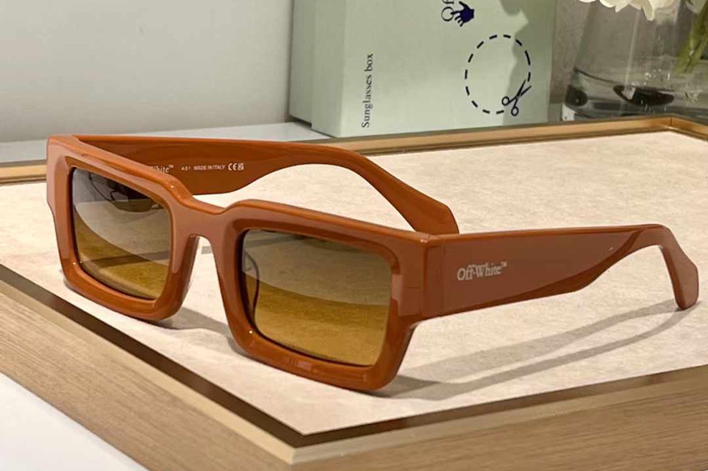 OERI089F Sunglasses Orange Gradient Brown