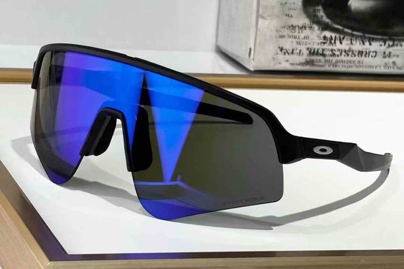 OO9465 Sunglasses Black Blue Flash