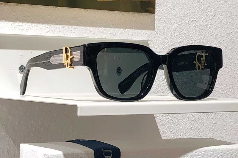 Oblique S11 Sunglasses Black Gold Gray