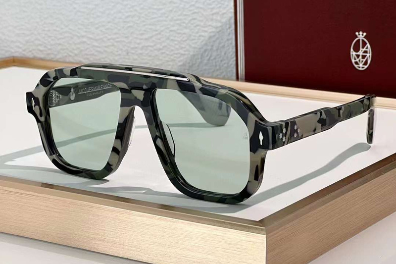 Octavian Sunglasses Green Tortoise Green