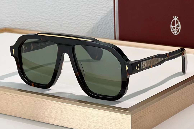 Octavian Sunglasses Tortoise Green