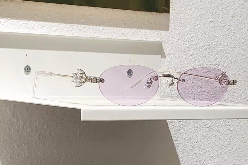 Orora Sunglasses Silver Purple