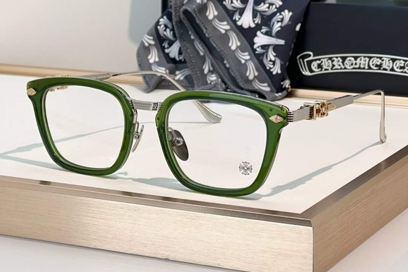 Overpoked Eyeglasses Green