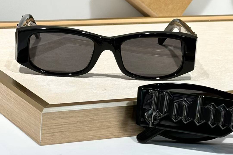 PERI001 Sunglasses Black Gunmetal Gray