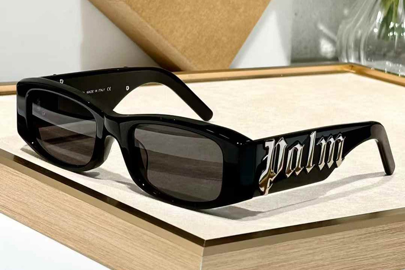 PERI001 Sunglasses Black Silver Gray