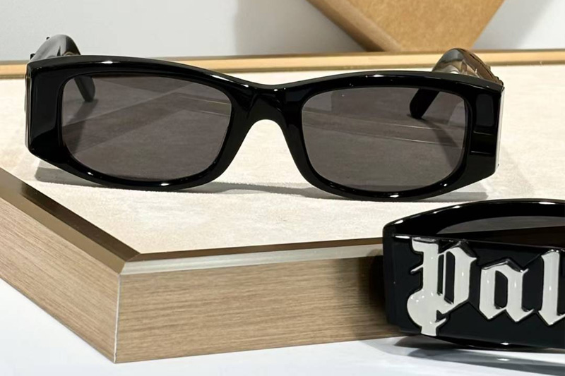 PERI001 Sunglasses Black Silver Gray