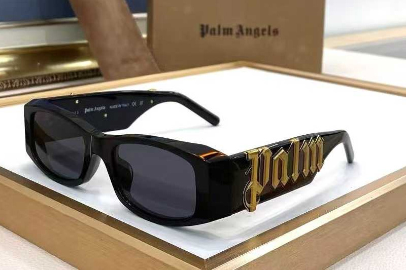 PERI007 Sunglasses Black Gold Gray