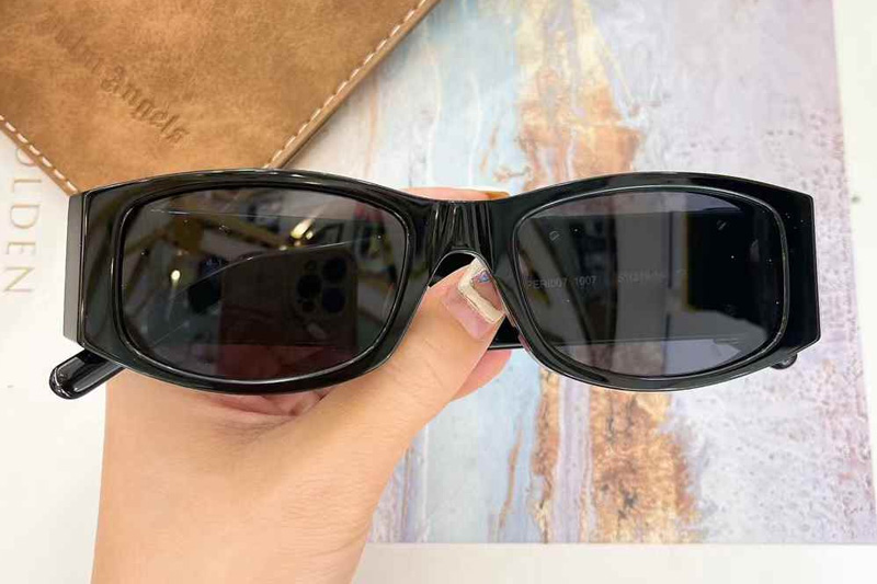 PERI007 Sunglasses Black Gold Gray