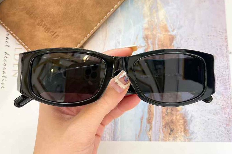 PERI007 Sunglasses Black Gunmetal Gray