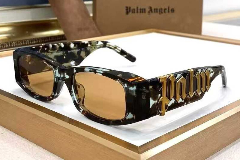 PERI007 Sunglasses Green Tortoise Brown