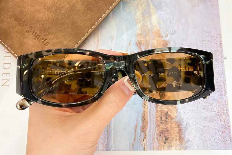 PERI007 Sunglasses Green Tortoise Brown