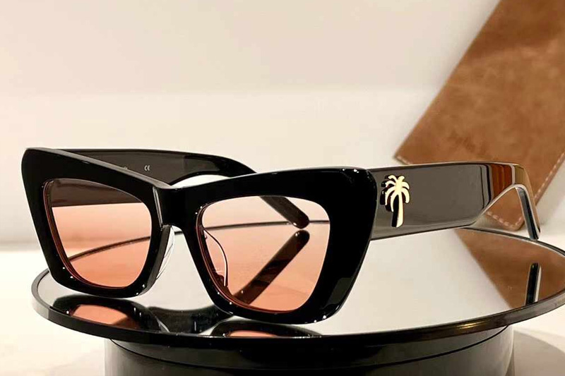 PERI012F Sunglasses Black Gradient Pink