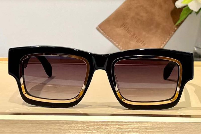 PERI030S Sunglasses Black Gradient Gray