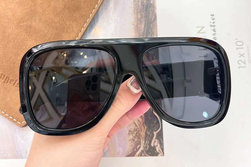 PERI043 Sunglasses Black Gold Gray