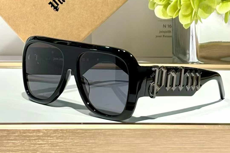 PERI043 Sunglasses Black Gunmetal Gray