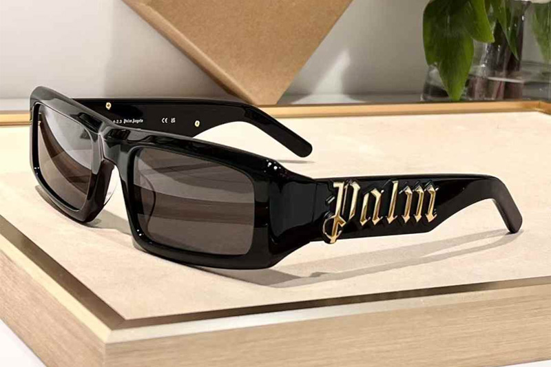 PERI044 Sunglasses Black Gold Gray