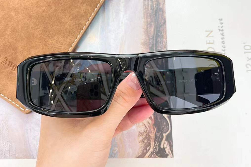PERI044 Sunglasses Black Gold Gray