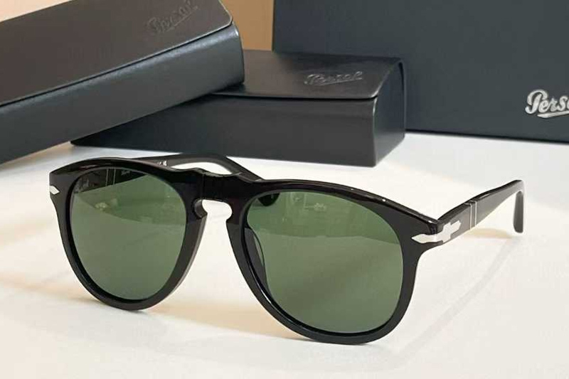 PL649S Sunglasses Black Green
