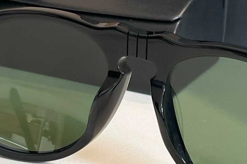 PL649S Sunglasses Black Green