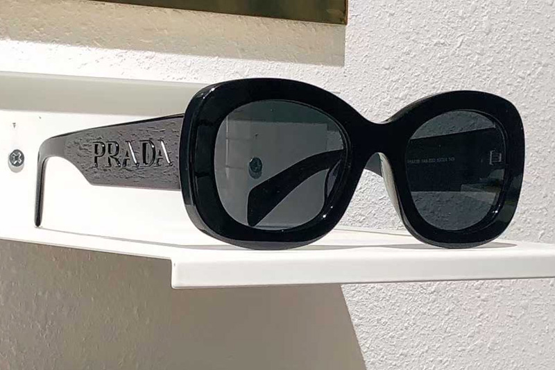 PRA13S Sunglasses Black Gray