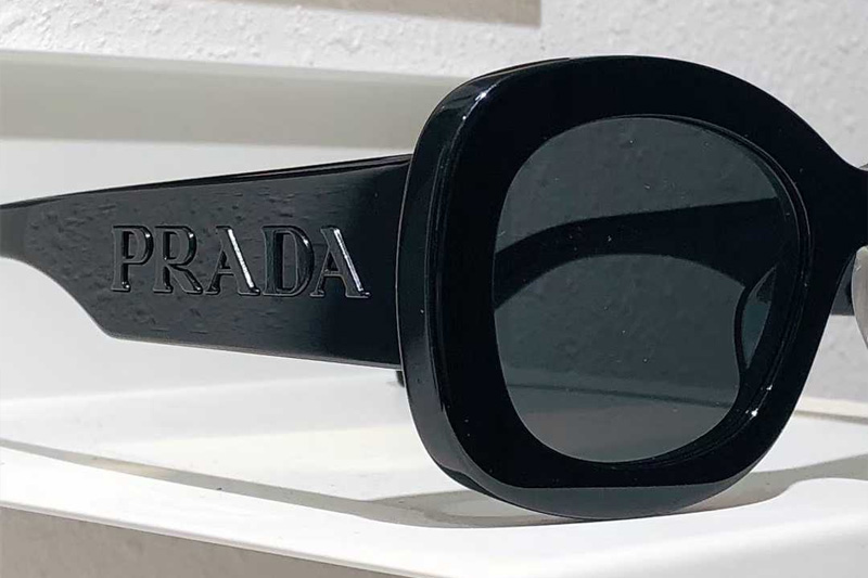 PRA13S Sunglasses Black Gray