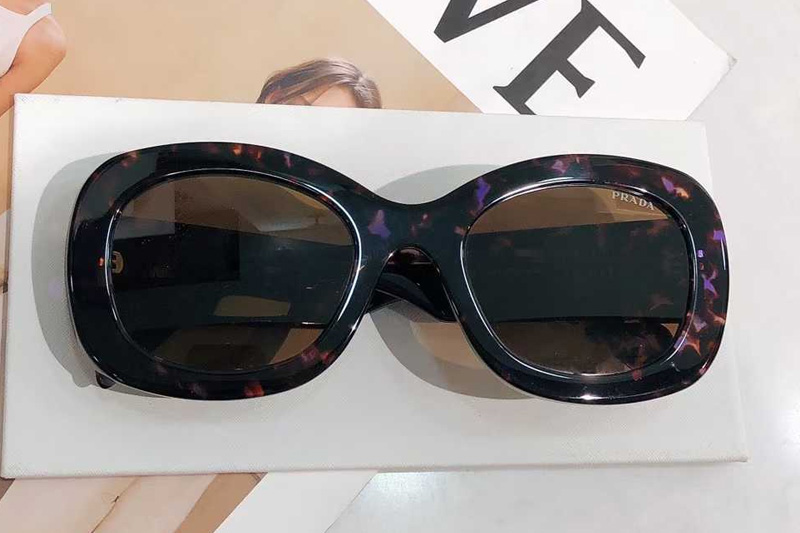 PRA13S Sunglasses Purple Tortoise Brown