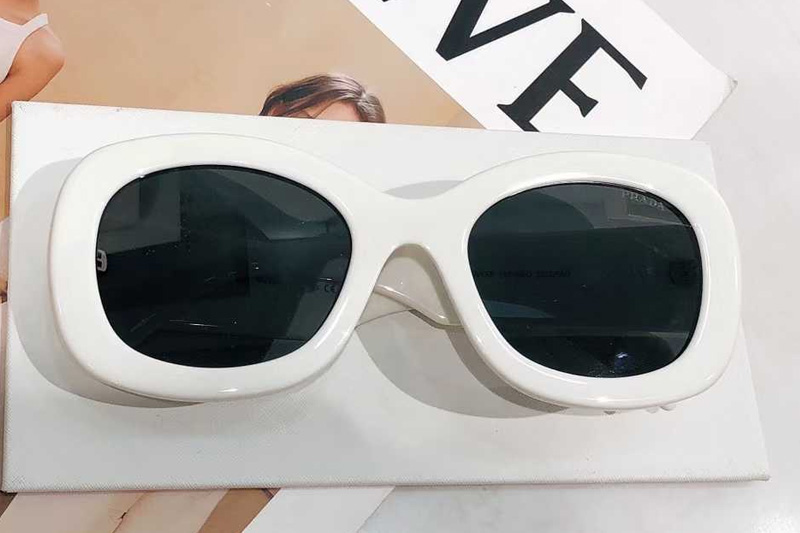 PRA13S Sunglasses White Gray