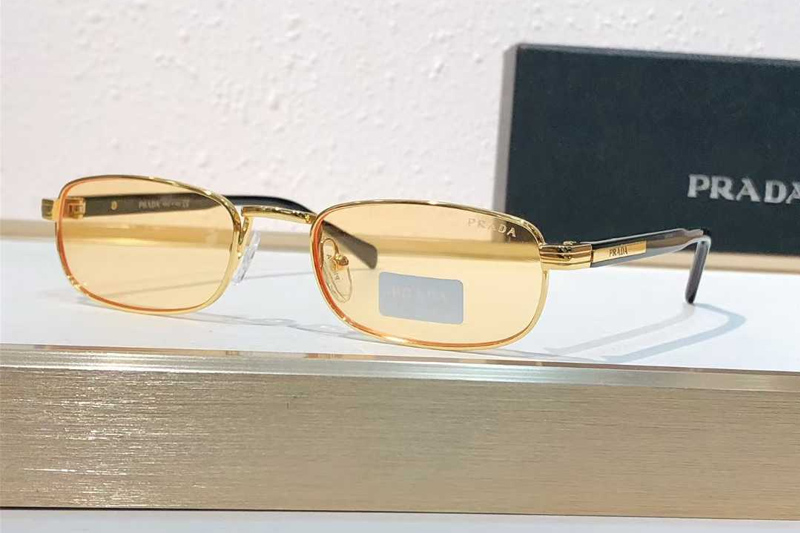 PRB54S Sunglasses Gold Yellow