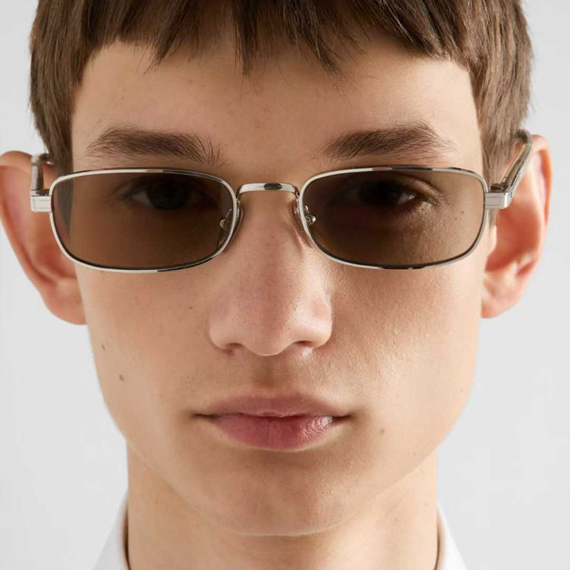 PRB54S Sunglasses Silver Brown