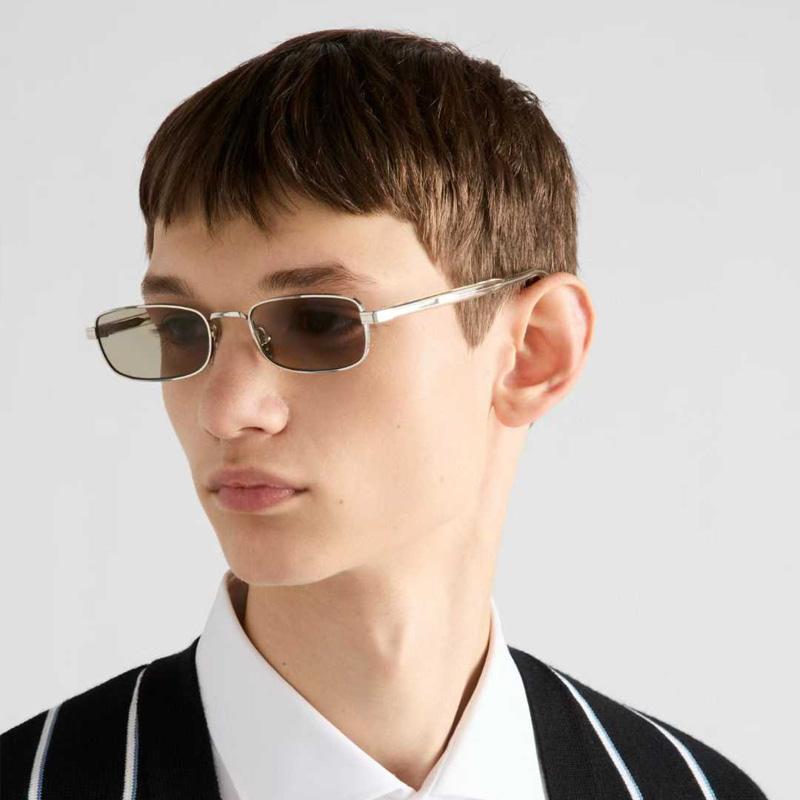 PRB54S Sunglasses Silver Brown